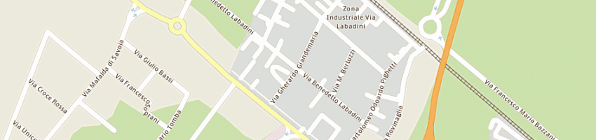 Mappa della impresa mdr autogru di roberto e luigi marenghi e c (snc) a PIACENZA