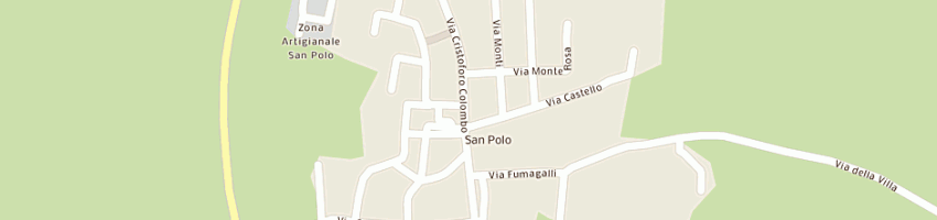 Mappa della impresa lo bue pasquale orazio a PODENZANO