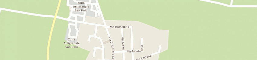 Mappa della impresa nuova edilizia (snc) a PODENZANO