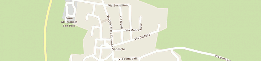 Mappa della impresa rovelli andrea a PODENZANO