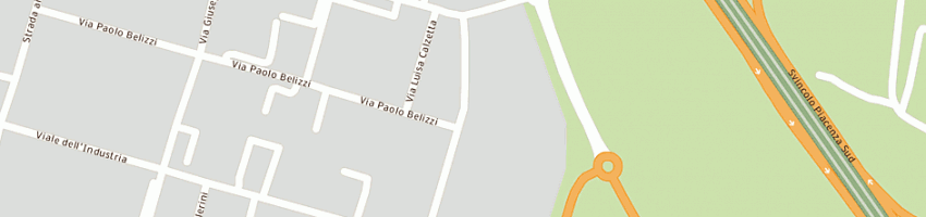 Mappa della impresa alfa service di madau elisa e c snc a PIACENZA