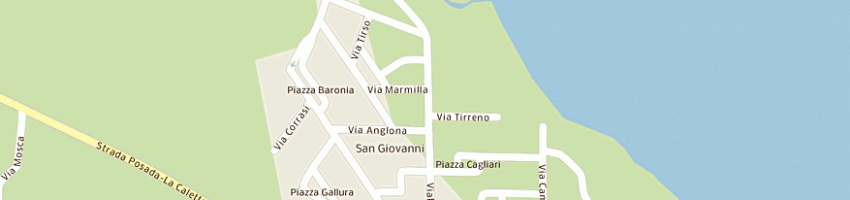 Mappa della impresa pasticceria l'oasi deliziosa a NUORO