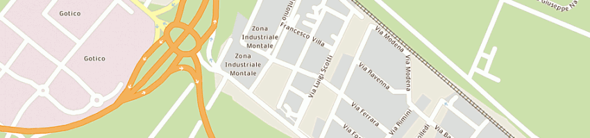 Mappa della impresa mezzadri giacomo a PIACENZA