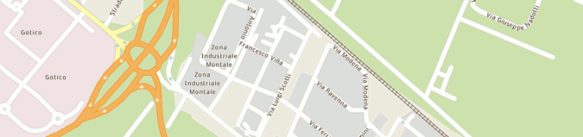 Mappa della impresa presidio per tossicodipendenze - sert a PIACENZA