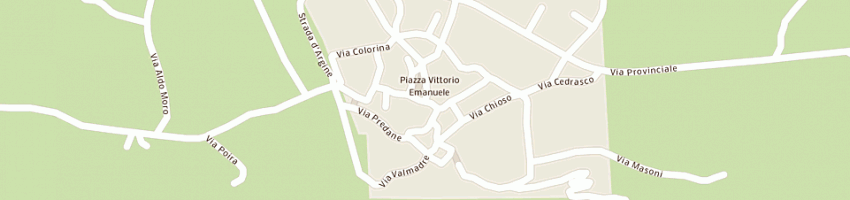 Mappa della impresa tutto casa a FUSINE