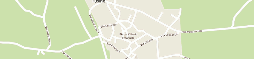 Mappa della impresa studio tecnico associato tecnotre di piriccardo dusci piclaudio a FUSINE