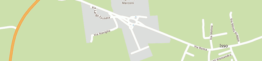 Mappa della impresa cmf di facchinetti mario e c snc a ISSO