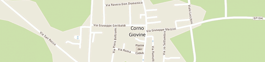Mappa della impresa confezioni valentina a CORNO GIOVINE