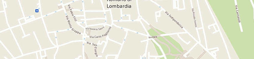 Mappa della impresa vitali restauri srl a ROMANO DI LOMBARDIA