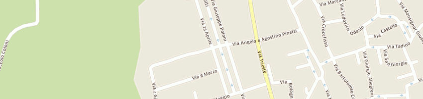 Mappa della impresa seghezzi mario snc a MARTINENGO
