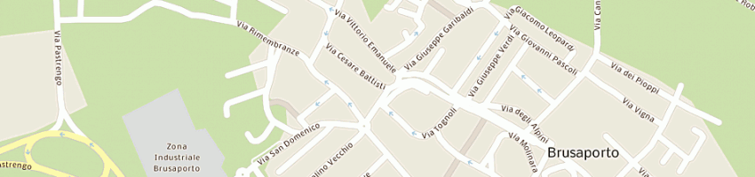 Mappa della impresa rizzi gabriele a BRUSAPORTO