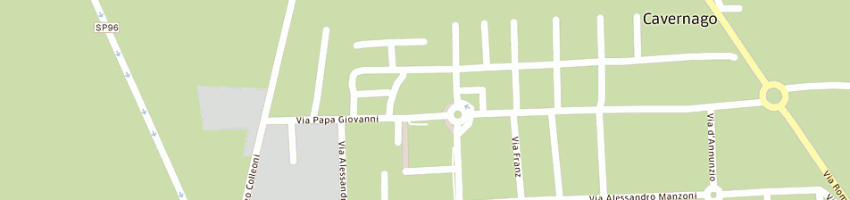 Mappa della impresa idraulica matteo bazzoli a CAVERNAGO