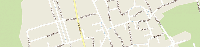 Mappa della impresa ranghetti angelo a MARTINENGO