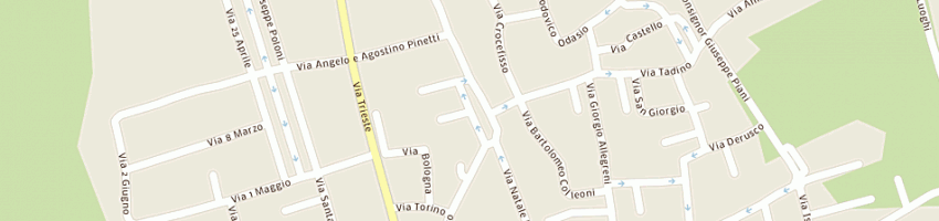 Mappa della impresa cucchi alfredo a MARTINENGO