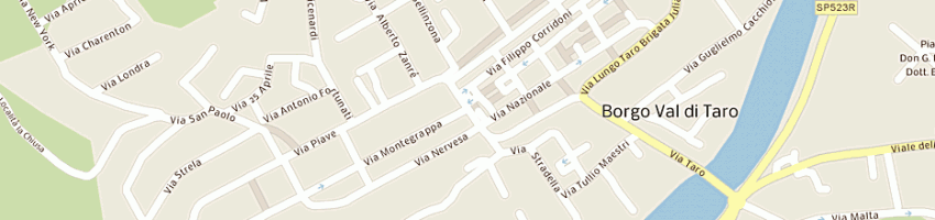 Mappa della impresa grossi gino a BORGO VAL DI TARO