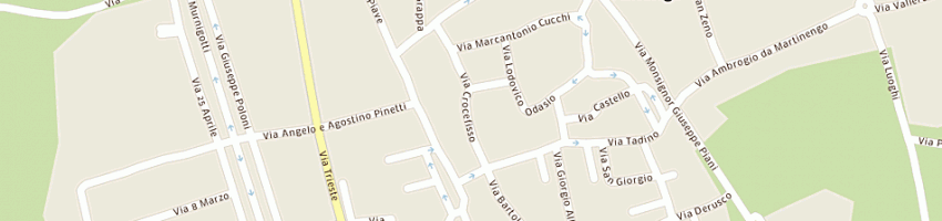 Mappa della impresa asperti lorenzo giovanni a MARTINENGO