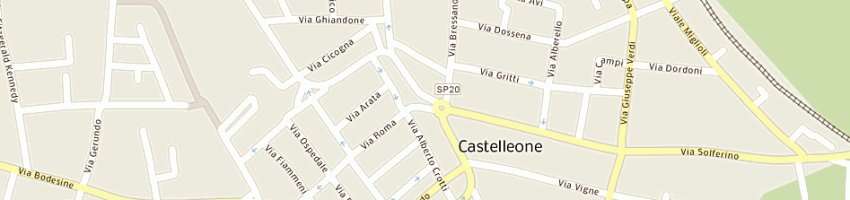 Mappa della impresa shoes anselmo (snc) a CASTELLEONE