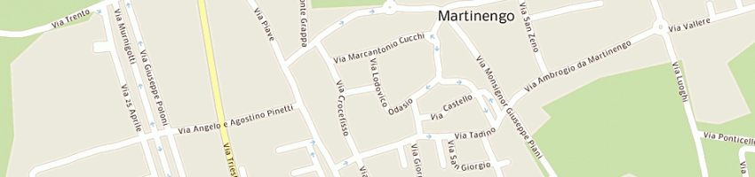 Mappa della impresa bergamini aldo a MARTINENGO
