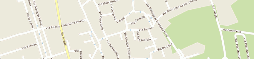 Mappa della impresa giami servizi di rossoni geom alan a MARTINENGO