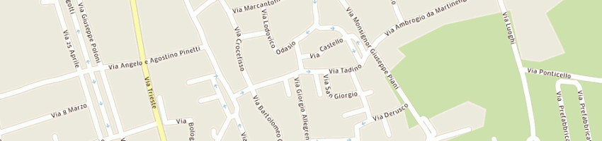 Mappa della impresa v f studio a MARTINENGO