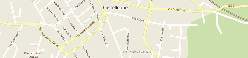 Mappa della impresa pini moira giuliana a CASTELLEONE