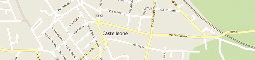 Mappa della impresa lacchini davide a CASTELLEONE