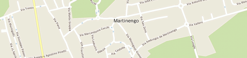 Mappa della impresa consorzio di bonifica dalla media pianura bergamasca a MARTINENGO