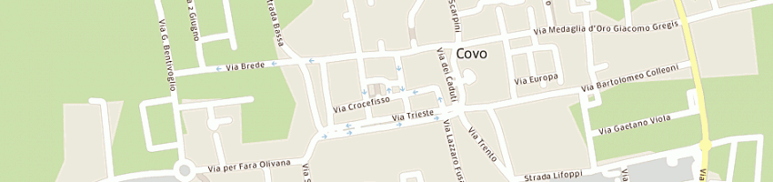 Mappa della impresa pesenti luciano battista a COVO