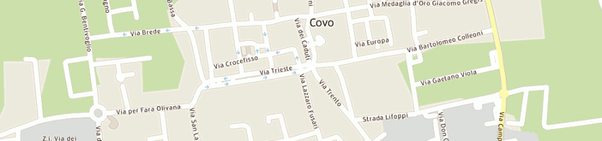 Mappa della impresa moriggia emanuele a COVO