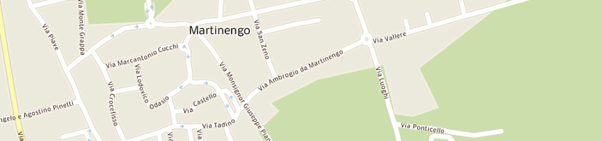 Mappa della impresa cancelli enrico a MARTINENGO