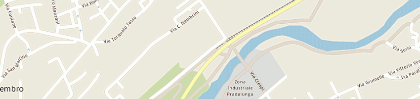 Mappa della impresa cabomec snc di caffi mauro e c a PRADALUNGA