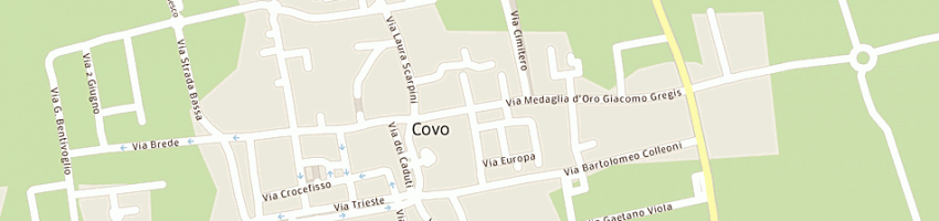 Mappa della impresa pizzi battista a COVO