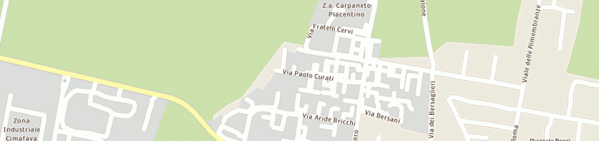 Mappa della impresa rapaccioli scavi snc a CARPANETO PIACENTINO