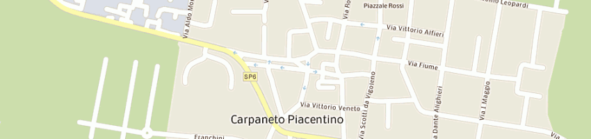 Mappa della impresa primefoglie snc di lusardi r e ziliani a a CARPANETO PIACENTINO