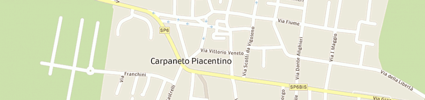 Mappa della impresa macellerie lommi (snc) a CARPANETO PIACENTINO