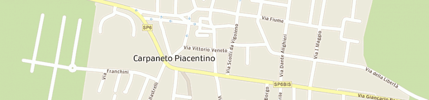 Mappa della impresa brunetti carlo a CARPANETO PIACENTINO
