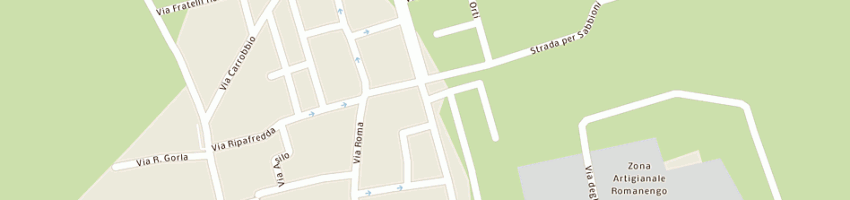 Mappa della impresa andreis pierangelo a ROMANENGO
