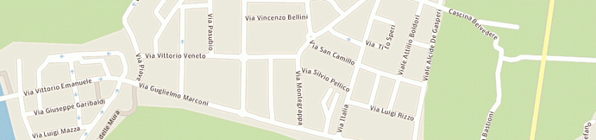 Mappa della impresa bar bingoo a PIZZIGHETTONE