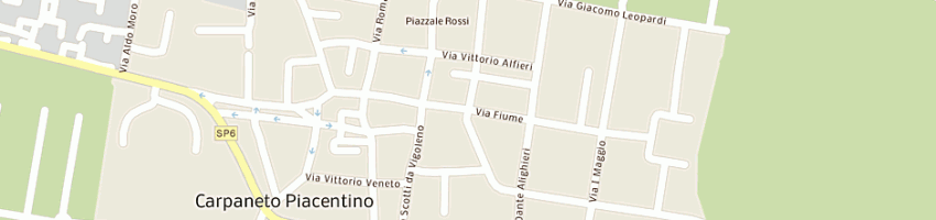 Mappa della impresa perini sport a CARPANETO PIACENTINO