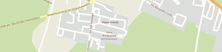 Mappa della impresa meccanica barbieri srl a PONTENURE