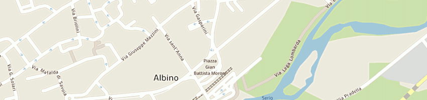 Mappa della impresa multistudio di azzola claudio e c (snc) a ALBINO