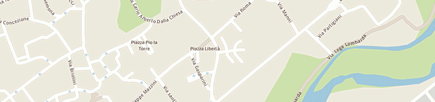 Mappa della impresa asser sas di vassallo oscar e c a ALBINO