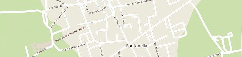Mappa della impresa ferramenta flli viola (sas) a FONTANELLA