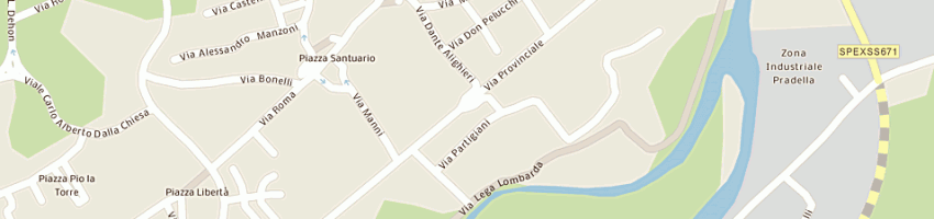 Mappa della impresa cotonificio albini spa a ALBINO