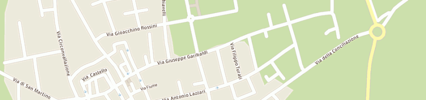 Mappa della impresa farmacia curti del dottcurti attilio a FONTANELLA