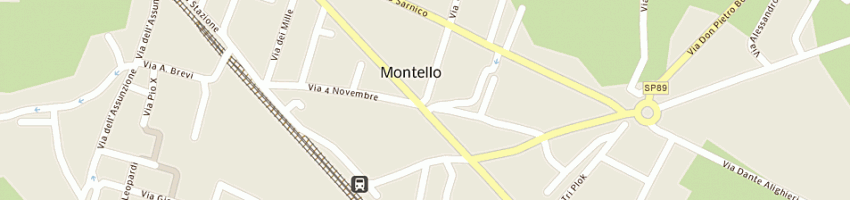 Mappa della impresa revolution hair di sanga veronica a MONTELLO