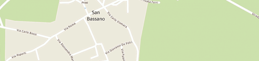 Mappa della impresa chiari di chiari fulvio e c (snc) a SAN BASSANO