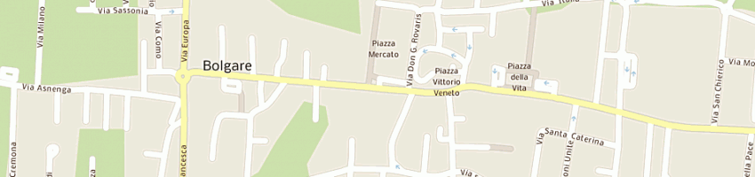 Mappa della impresa farmacia del barba bertoli dr giovanna a BOLGARE