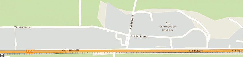 Mappa della impresa iperverde srl a CASTIONE ANDEVENNO