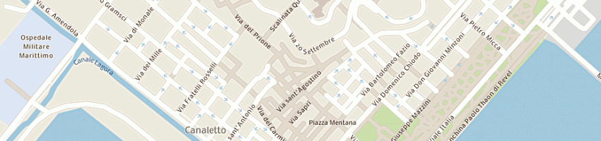 Mappa della impresa cavallini prof gianmaria a LA SPEZIA